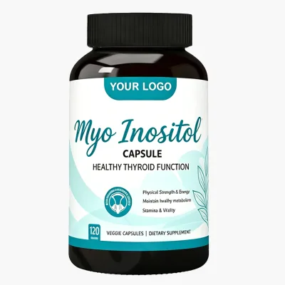 OEM Myo Inositol Capsule Folate Vitamin Herbal Hormonal Support Balance Ovarian Health Supplement Inositol Capsules for Women