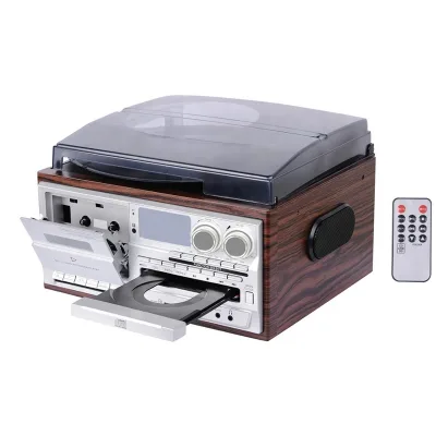 Hot Selling Remote Control Retro Gramophone CD Player with USB