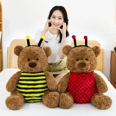 Hot-Selling for Princess Super Soft PP Cotton Plush Toy Bear Pillow Stress Relief Gift Claw Machine Redemption Washed