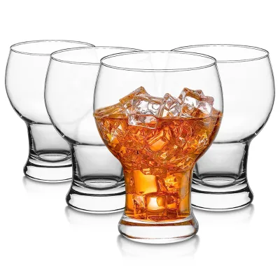 Modern Stemless Crystal Glass Beer Glasses Drinking Glass Thick Solid Craft Beer Tumbler