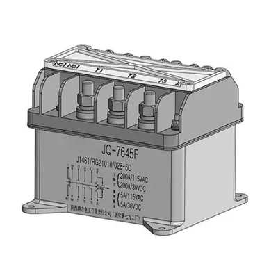 Precision Dc Contactor 200a JQ-7645F 3H/1H1D High Load Heavy Vehicle Contactor