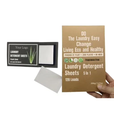 Laundry Detergent Sheets With Enzyme Formula Laundry Strips Home Use