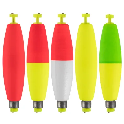 Fishing Bobbers Lightweight Buoy EVA Foam Floats with Hard Tail Stream Float Fishing Accessories for Freshwater Fishing