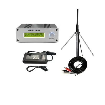 25W Long Range FM Transmitter Set for Community Radio Station Transmitter with High Gain Circular Polarize