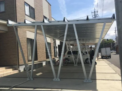 Empery Solar Carbon Steel Aluminum 2kw Solar Carport Mounting System Hot-Dip Galvanized Surface 60m/s Wind Load 1.4kN/m Snow