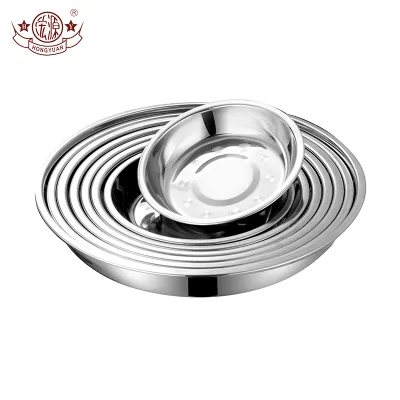 Multi-size Oem Kitchen 201 Stainless Steel Custom Dishes
