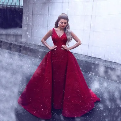 Dubai Loose Ladies Long Princess Wedding Evening Dresses