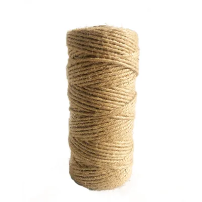 100m 50m DIY Craft Packaging 2mm 3ply Jute Twine Rope Colored Garden Use Plant Tie 500m Braided Jute Rope