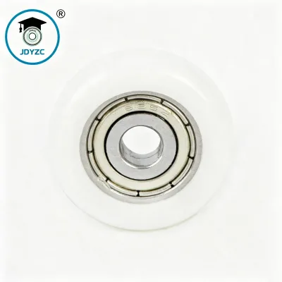 625Z Round Plastic Coated Bearing Pulley Wheel Low Noise Nylon Guide Roller for Sliding Door Transmission Industrial Roller