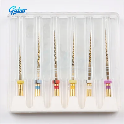 *dental Rotary Files Root canal Flexible Dental Niti Files Engine Use Golden Color Endodoncia Endo Root Files