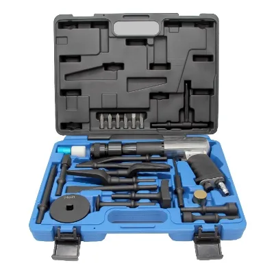 26 PCS Hand Tool Air Hammer & Vibro Chisel Set for Car Repair OEM Acceptable 1 Month Warranty Made in Taiwan