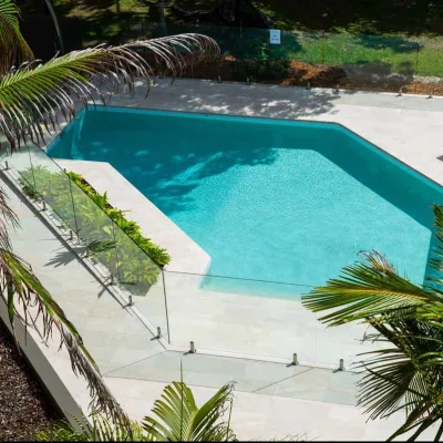 Polished Glass Spigot Clamp Hardware Components Outdoor Frameless Pool Railing Parts