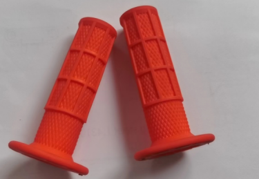 Universal Red Soft Rubber 7/8" Pro Hand Grips Throttle Handle Bar