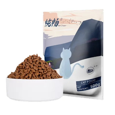 500g Dry Cat Food Chicken Raw Meat Formula All Stage Kitten Adult Cat Food