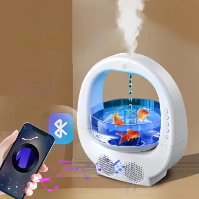 Hot Sale Led Lamp Light Desk RGB Lamp Aroma Diffuser Modern Luxury Speaker Bedside Decorative Table Lamp With Humidifier