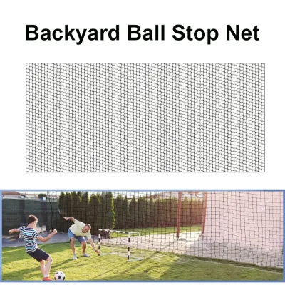 10*20ft Ball Stop Football Backstop Net Outdoor Soccer Backyard Barrier Netting Fence Nylon