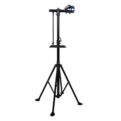 Heavy Duty Portable Bike Maintenance Rack Foldable Steel Repair Stand Magnetic Tool Plate 30kg Load Capacity for 20-29" Bikes