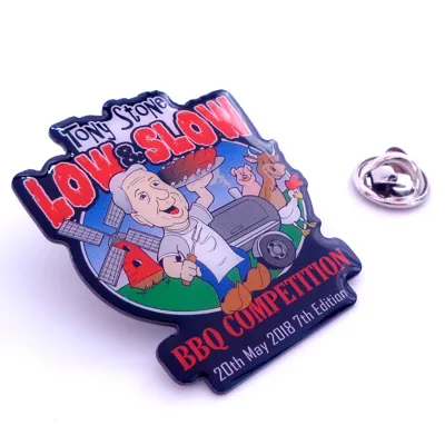 Custom Maker Button Cartoon Badge Tags Pin Metal Clip Custom