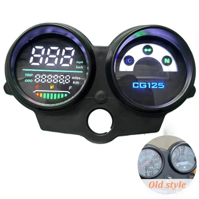 Reliable Factory Supplies Digital Dashboard Motorcycle Fuel Mileage Meter Moto Panel for honda Cg 125 Cg125