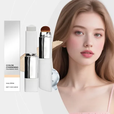 Portable Whitening Matte Foundation Stick, Waterproof Formula, Suitable for Casual, Formal & Daily Occasions