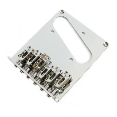 Double Function Electric Guitar Tremolo Bridge 12 String Chrome Color Bass Guitar Bridge for TL Guitar Kits