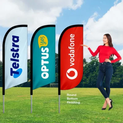 Low Price Flag Flags Banners Pole Custom Advertising Base Sale Sign Kit Stand Beach Flagpole Kit