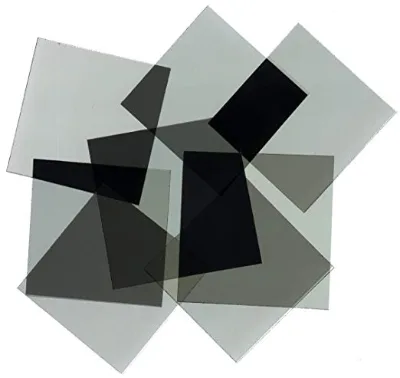 15*15cm linear polarized film without adhesive no glue not stick polarized film in sheet thickness 0.16mm 5.9 inch polarizer