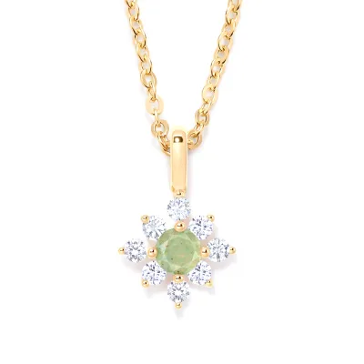 Gemnel 925 Sterling Silver Brilliant Gold Vermeil Sun Charm Jewelry Necklace Versatile CommuterClassic Fashion Premium Colorful