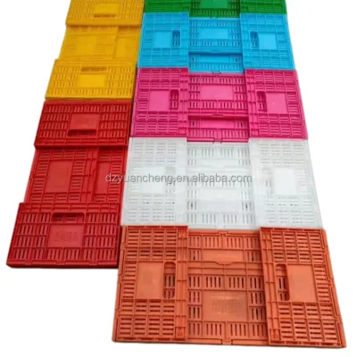 Raw Material Foldable Plastic Egg Storage Crates Strong Transport Basket for 30egg Tray Holder Transportation