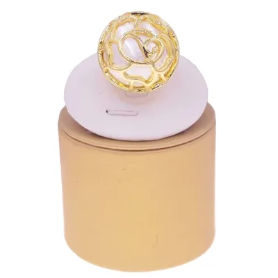 Africa Trendy Gold Finger Ring Dubai Saudi Arabic Golden Chunky Big Statement  Ring Jewelry