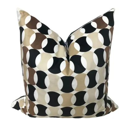 High Quality Home Decorative Three-colour Dot Pillow Cover for Home for Sofa Can Be Customized