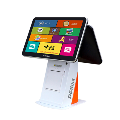 Wholesale Caisse Enregistreuse Automatique, Self-Service Big Electric Dual Screen Pos System Cash Register for Restaurant/