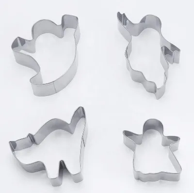 Stainless Steel Halloween Cat Ghost Cookie Cutter Cake Decorating Fondant Cutters Tool Cookies Biscuits Mold Baking Tool