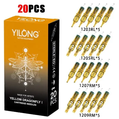 Iguana Yellow Dragon butterfly Tattooing Set Needle, One-time Tattooing Needle, Xia'an Eyebrow Tattooing Needle, Tattooing Pen