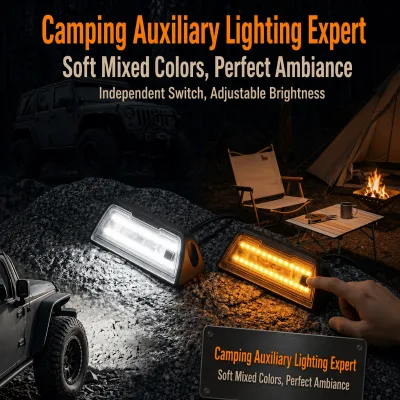 RV Camper Trailer Offroad Roof Rack Light Pods Surface Mount LED Load Light Cargo Light Emergency Vehicle Light