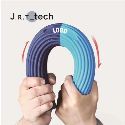 Factory Supply Silicone Training Bar Different Resistance Strengthener Twist Hand Grip Exerciser Flex Bar Body Neck Arm Foot Leg