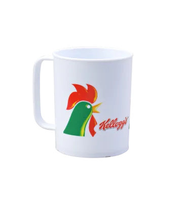 Kids Eco-Friendly Food Safe Classical Promotional Plastic Coffee Mug 300ml Back to School