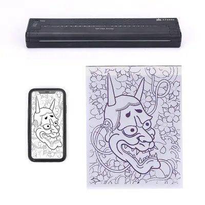 ATS886 Portable Tattoo Printer Stencil Printer Thermal Copier Machine Wireless Battery Transfer Printer Tattoo