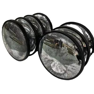 Hot Sell Antique Mirror Metal Frame Round Mirror Modern European American Decor Wall Mirror for Bathroom Living Room Entrance