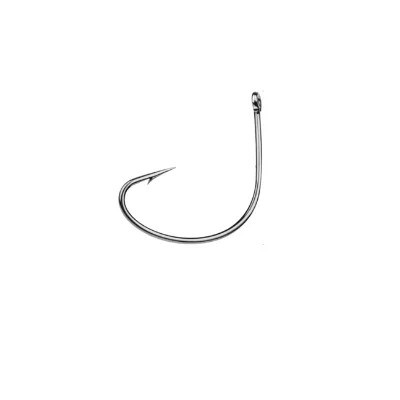 37753 100pcs/pack 4# 2/0# High Carbon Steel Wide Gap Fishing Hook