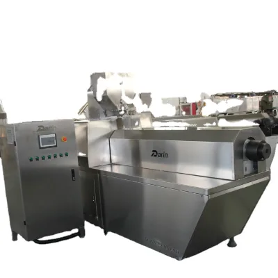 Corn Puff Rice Crispy Breakfast Cereals Candy Snack Making Mixer Automatic Stainless Steel 100-300kg/h Capacity Food Processing