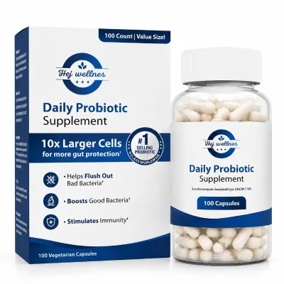 OEM Daily Probiotic Supplement Capsules  Support Immune & Digestive Health for Women and Men
