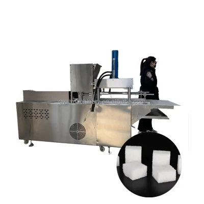 High Efficiency 200Kg Per Hour Jaggery Cube Process Equipment Refined Sugar Making Machine Brown Sugar Cube Making Machine