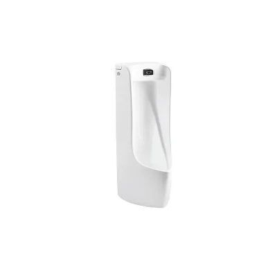 Hot Selling Amjia Model 8855 Modern Ceramic Sensor Standing Urinal Floor Mounted Male Toilet Water Saving Function for Hotels
