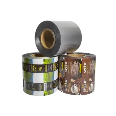 Aluminum Foil Coated with PET Metallic Film, Laminated with PE Film Roll, for Food Packaging and Printing