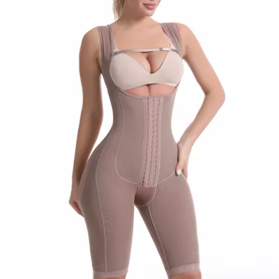 2025 New Post Surgery Compression Garment Faha Moldeadora Decintura Ofertas Postpartum Corset with Widen Shoulder Strap