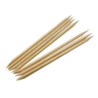 Double Ended Manicure & Pedicure Tools Wooden Nail Sticks for Nail Care Customizable Sizes & Colors Free Sample