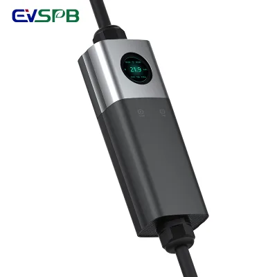 Mobile Ev Charger Evse Level 2 Electric Car Charger Type1 Sae J1772 With Uk Plug