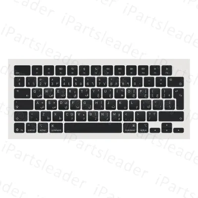 2026 MB Pro air 13'' 15'' 14'' A3434 A3448 A3449 Keyboard Keycaps Ukrainian US UK Hebrew Danish Spanish Dutch Swiss French DE