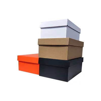 2023 Hot Selling Brand Personalised Gift Box Customization Stackable Shoe Storage Shoes Box Can Be Folded Flatly Accept logo